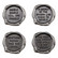Tim Holtz - Idea-Ology Metal Quote Seals Halloween, 4 kpl
