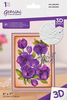 Gemini - 3D Embossing Folder, Hellebores