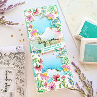 Pinkfresh Studio - Daisy Slimline Frame, Leimasetti