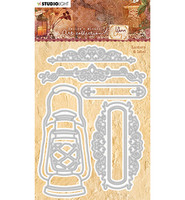Studio Light - Jenine's Mindful Warm & Cozy, Lantern & Label nr.92, Stanssisetti