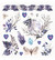 Studio Light - Moon Flower, Die Cut Block nr.20, Leikekuvat