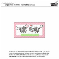 Lawn Fawn - Large Mini Slimline Stackables, Stanssisetti
