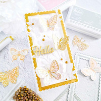 Pinkfresh Studio - Mini Slimline Stitched Rectangle, Stanssi