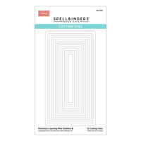 Spellbinders - Etched Dies, Precision Layering Mini Slimline B, Stanssisetti