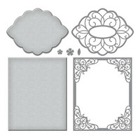 Spellbinders - Etched Dies By Becca Feeken, A2 Filigree Marquis, Stanssisetti