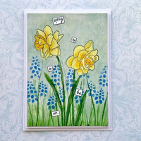 PaperArtsy - Stencil 301, Sapluuna