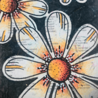 PaperArtsy - Stencil 305, Sapluuna