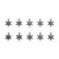 Tim Holtz - Idea-Ology Metal Adornments, 10 kpl, Snowflakes