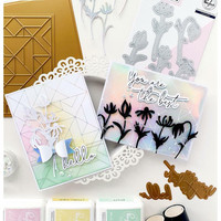 Pinkfresh Studio - Artistic Blossoms, Stanssisetti