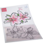 Marianne Design - Tiny's Flowers - Lily, Leima- ja stanssisetti