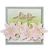 Marianne Design - Tiny's Flowers - Lily, Leima- ja stanssisetti