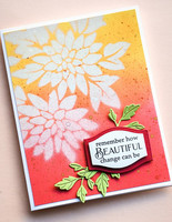 Poppy Stamps - Chrysanthemum, Sapluuna 6