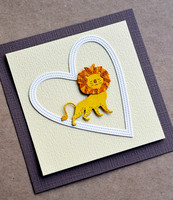 Poppy Stamps - Whittle Lion, Stanssisetti