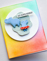 Poppy Stamps - Whittle Happy Hippo, Stanssi