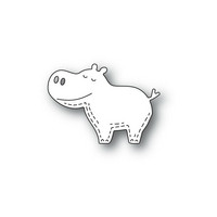 Poppy Stamps - Whittle Happy Hippo, Stanssi
