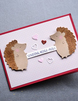 Poppy Stamps - Big Hedgehog Left, Stanssi