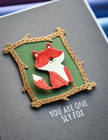 Poppy Stamps - Whittle Happy Fox, Stanssi