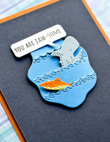 Poppy Stamps - Whittle Shark, Stanssi