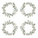 Craft O`Clock - Woman In Gold - Flowers and Ornaments, Paper Collection Set 6