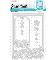 Studio Light - Cutting Die Essentials nr.181, Flower Cardshape, Stanssisetti
