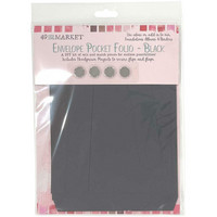 49 and Market - Foundations Envelope Pocket Folio -setti, Black