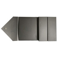 49 and Market - Foundations Envelope Gatefold Flip Folio -setti, Black