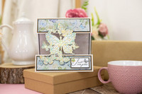 Crafter`s Companion - Vintage Butterflies, Kaksipuolinen Stanssi, Kaleidoscope