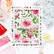 Pinkfresh Studio - Cling Rubber Stamp, Delicate Floral Print, Leima