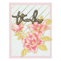 Spellbinders - Glimmer Hot Foil Plate, Diagonal Glimmer Stripes
