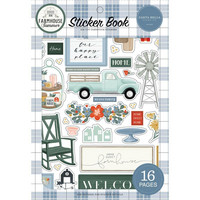 Carta Bella - Farmhouse Summer, Sticker Book, Tarrasetti