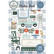 Carta Bella - Farmhouse Summer, Sticker Book, Tarrasetti