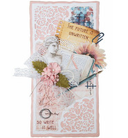 Studio Light - Write Your Story, Doily Slimline Card nr.200, Stanssisetti