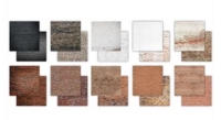 Craft Consortium - Essential Craft Papers, Brick Textures, 12