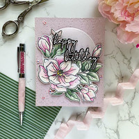 Pinkfresh Studio - Intricate Stitched Ovals Cover Plate, Stanssi