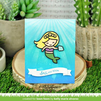 Lawn Fawn - Mermazing Mermaid, Stanssisetti