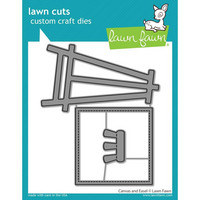 Lawn Fawn - Canvas & Easel, Stanssisetti