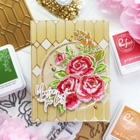 Pinkfresh Studio - Stained Glass, Hot Foil Plate