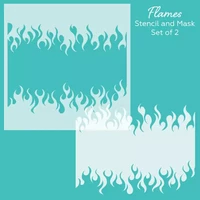 Honey Bee Stamps - Flames, Sapluuna