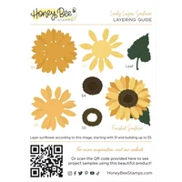 Honey Bee Stamps - Sunflowers, Stanssisetti