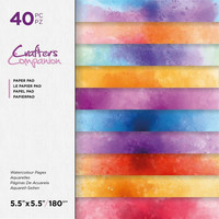Crafter`s Companion - Watercolour Pages, Paperikko 5,5