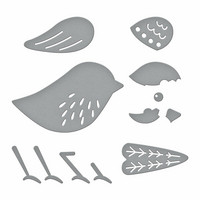 Spellbinders - Etched Dies, Little Chickadee, Stanssisetti