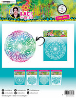 Studio Light - Art by Marlene, Back To Nature Floral Wheel, Sapluuna, 20x20 cm