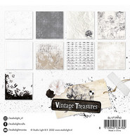 Studio Light - Vintage Treasures, Paper Pad, 15x15cm, 36 arkkia