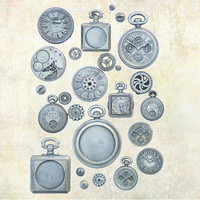 Prima Marketing - Finnabair Mould, Pocket Watches, Silikonimuotti