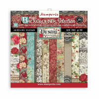 Stamperia - Desire Maxi Backgrounds, Paper Pack 12