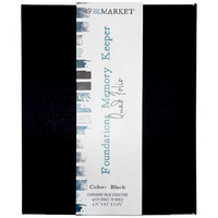 49 and Market - Foundations Memory Keeper, Black Quad Folio