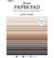 Studio Light - Paper Pad Earth Tones Essentials, A5, Paperikko