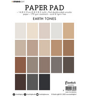 Studio Light - Paper Pad Earth Tones Essentials, A5, Paperikko