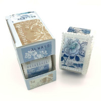 49 And Market - Vintage Artistry Serenity, Washi Tape, Postage Stamp