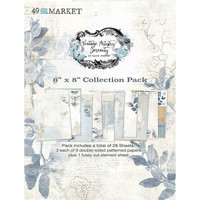49 And Market - Vintage Artistry Serenity, Paperikko 6''x8'', 28sivua